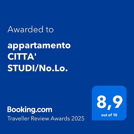 Appartamento Citta' Studi/No.Lo. Mailand Exterior foto